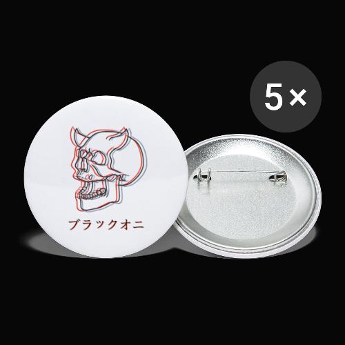 𝔅𝔩𝔞𝔠𝔨 𝔬𝔫𝔦 - Buttons small 1'' (5-pack)