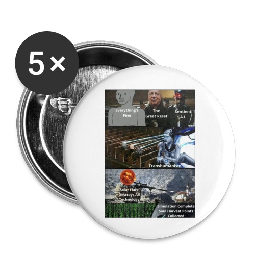 Tech - Buttons small 1'' (5-pack)