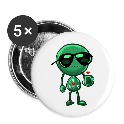Smoon_I love Mrs S Green - Buttons small 1'' (5-pack)