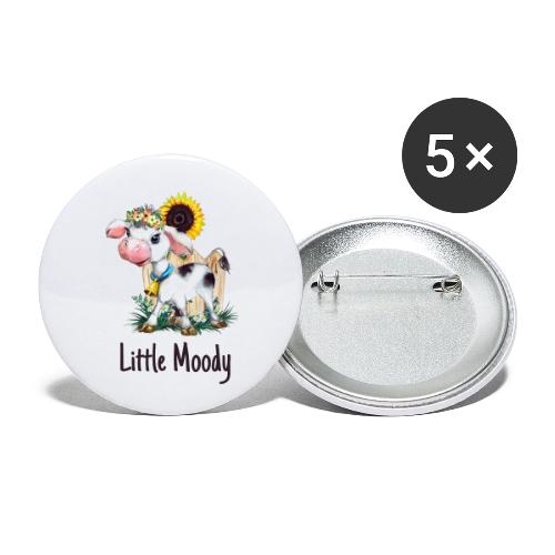 Litte Moody Cow - Buttons small 1'' (5-pack)
