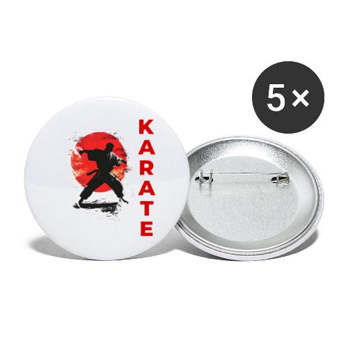 Karate: the spirit of discipline - Buttons small 1'' (5-pack)