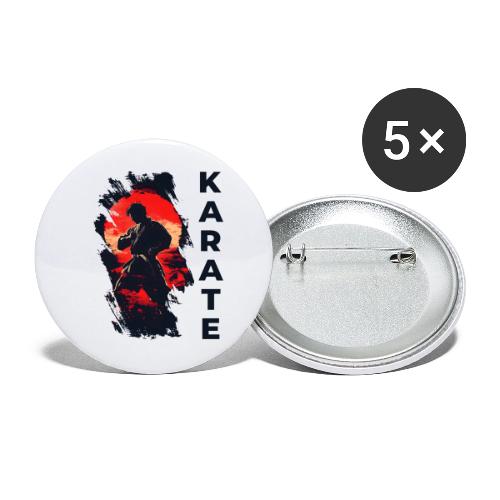 Karate: the art of self-mastery - Buttons small 1'' (5-pack)