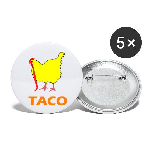 TACO Chicken - Buttons small 1'' (5-pack)