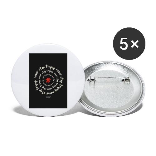 Endless Hustle: Never Stop Trying - Buttons small 1'' (5-pack)