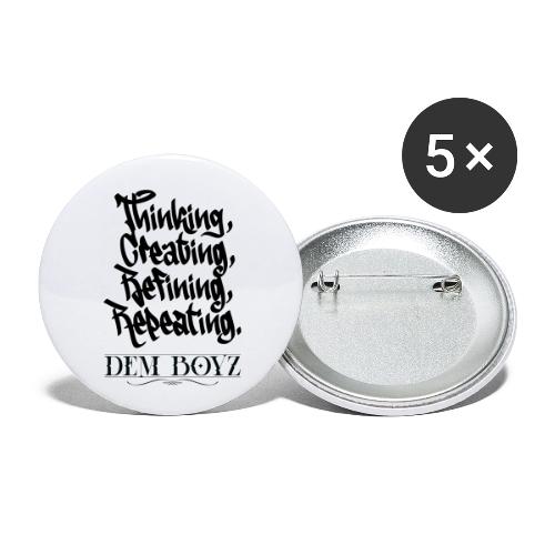 Thinking, Creating, Refining, Repeating - Buttons small 1'' (5-pack)