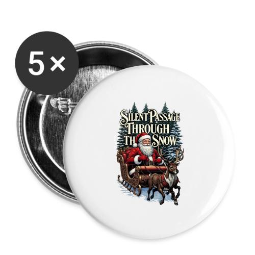 Nostalgic Santa T-Shirt - Buttons small 1'' (5-pack)