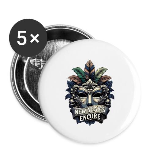 Masquerade Mask T-Shirt - Buttons small 1'' (5-pack)