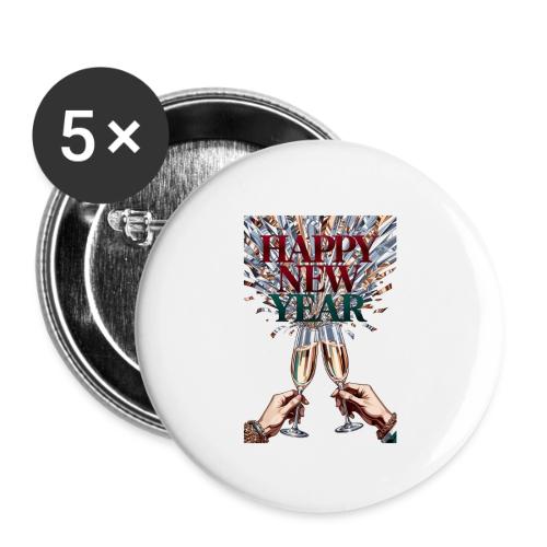 Toasting Hands T-Shirt Confetti Shower Premium - Buttons small 1'' (5-pack)