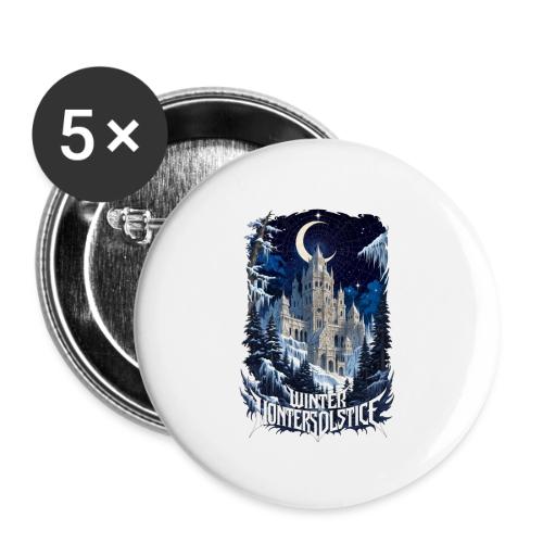 Celestial Winter Temple T-Shirt - Buttons small 1'' (5-pack)