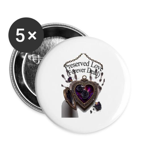 Preserved Love (Forever Dead) T-Shirt - Buttons small 1'' (5-pack)