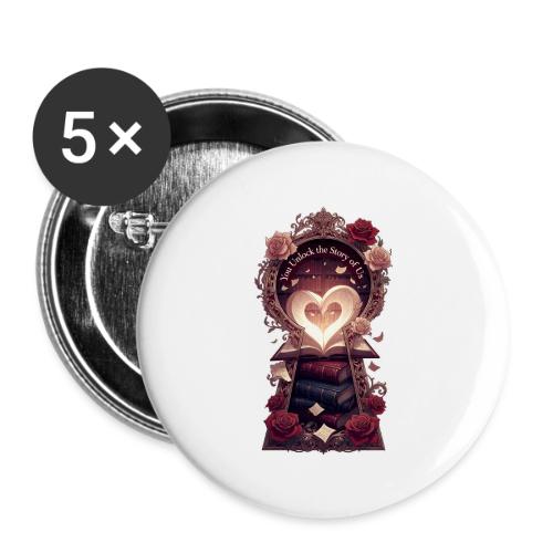 You Unlock the Story of Us Library Gifts T-Shirts - Buttons small 1'' (5-pack)