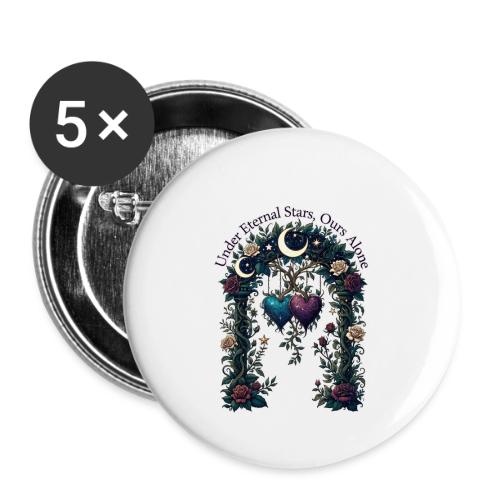Under Eternal Stars Ours Alone Arbor Gifts T-Shirt - Buttons small 1'' (5-pack)