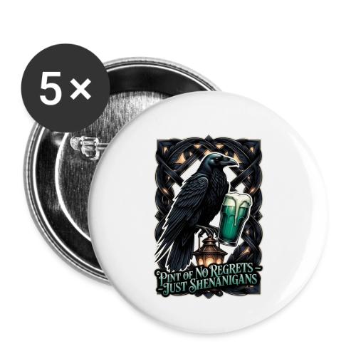 Sarcastic Raven Shenanigans Tee - Buttons small 1'' (5-pack)
