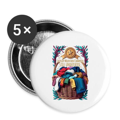 Laundry Mountain Champion Tee | Still Undefeated - Buttons small 1'' (5-pack)