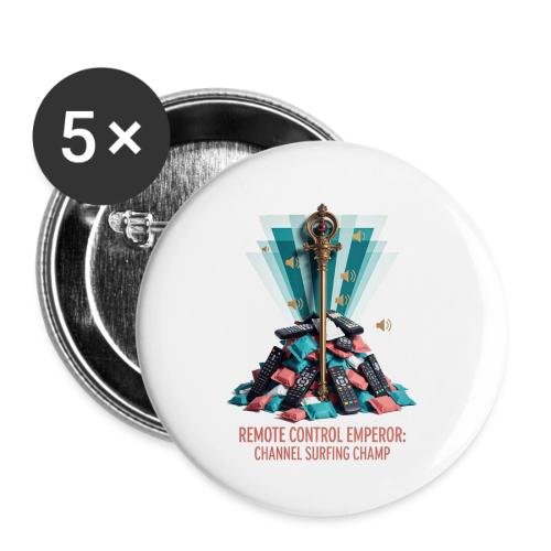 Remote Control Emperor T Shirt - Buttons small 1'' (5-pack)