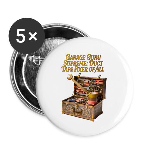 Garage Guru T Shirt - Buttons small 1'' (5-pack)