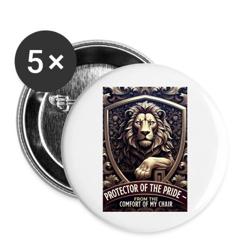 Lion King T Shirt, Funny Low-Effort Father Gift - Buttons small 1'' (5-pack)