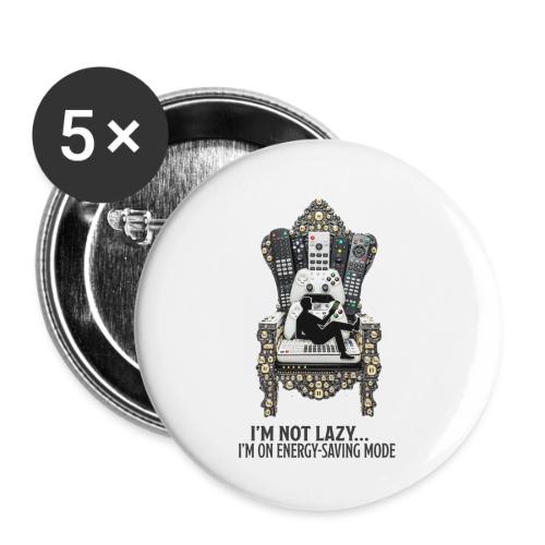 Remote Throne Procrastinator T Shirt, Dad Gift - Buttons small 1'' (5-pack)