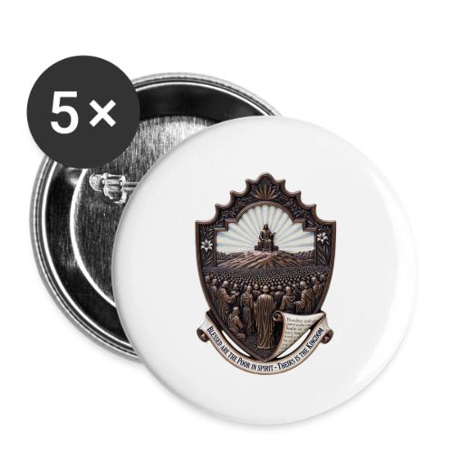 Sermon on the Mount T Shirt, Christian Faith Gift - Buttons small 1'' (5-pack)