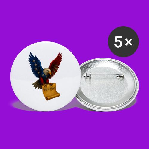 Bill of Rights Bald Eagle - Buttons small 1'' (5-pack)