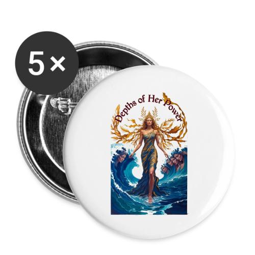 Women’s Day Tidal Sovereign T Shirt, Gift for Wife - Buttons small 1'' (5-pack)