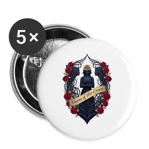 Women’s Day Thorn Crown T Shirt, Gift for Sister - Buttons small 1'' (5-pack)
