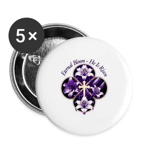 Easter Eternal Bloom Lily Crown T Shirt, Gift - Buttons small 1'' (5-pack)