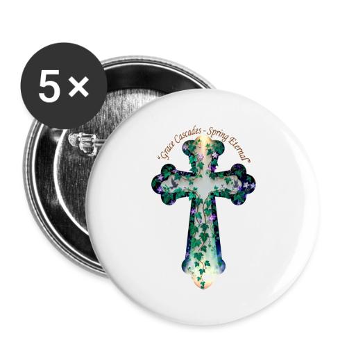 Easter Grace Cascades Eternal T Shirt, Mercy Gift - Buttons small 1'' (5-pack)