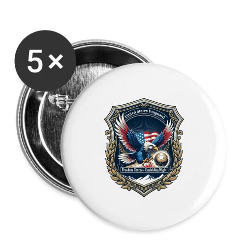 USA Eagle Vanguard T-Shirt,American Flag PrideGift - Buttons small 1'' (5-pack)
