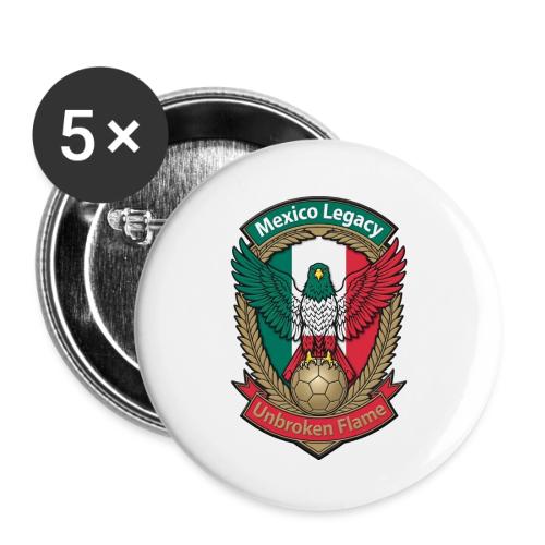 Mexico Eagle Legacy T-Shirt, Mexican Pride Gift - Buttons small 1'' (5-pack)