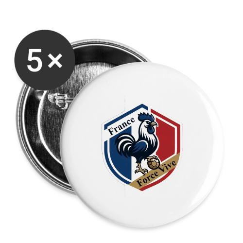 France Rooster T-Shirt, Bleu-Blanc-Rouge gift - Buttons small 1'' (5-pack)