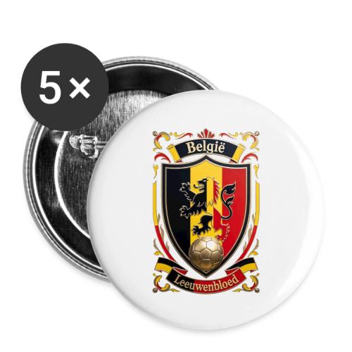 Belgium Lion Crest T-Shirt, Belgian Flag Gift - Buttons small 1'' (5-pack)