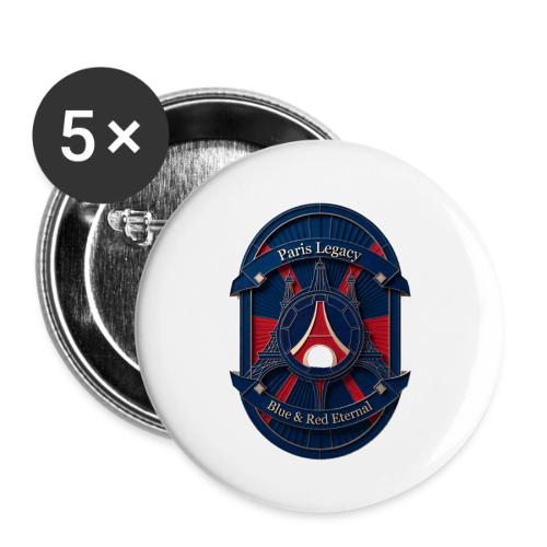 Paris Pride Heritage T Shirt, Soccer Fan Gift - Buttons small 1'' (5-pack)