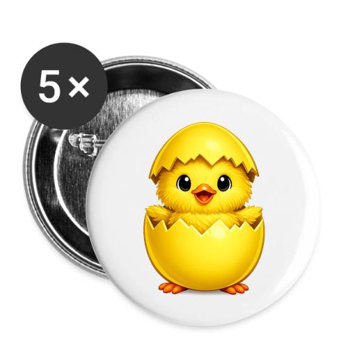 Easter Chick yellow - Buttons small 1'' (5-pack)