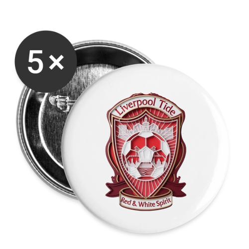 Liverpool Tide T Shirt, Soccer City Pride Gift - Buttons small 1'' (5-pack)