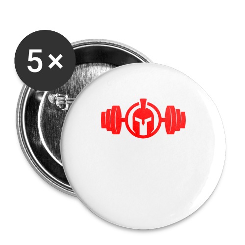 Warrior Fitness Gym - Buttons small 1'' (5-pack)