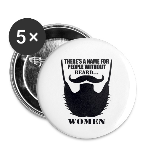 Beards Quote 08 - Buttons small 1'' (5-pack)