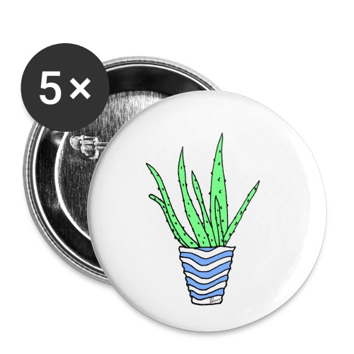Aloe - Buttons small 1'' (5-pack)