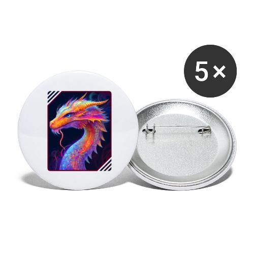 Dragon Spectrum - Buttons small 1'' (5-pack)