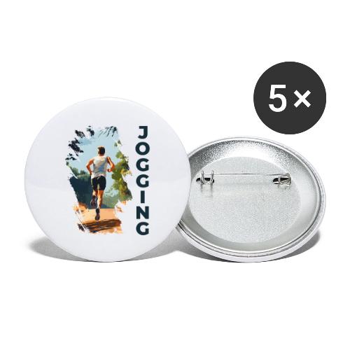 Jogging Vibes - Buttons small 1'' (5-pack)