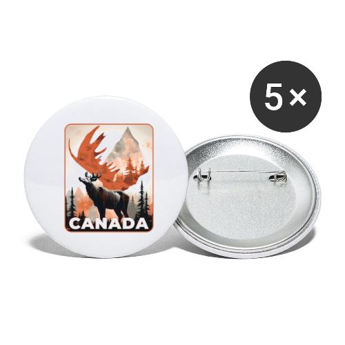 Canada Wild Spirit - Buttons small 1'' (5-pack)