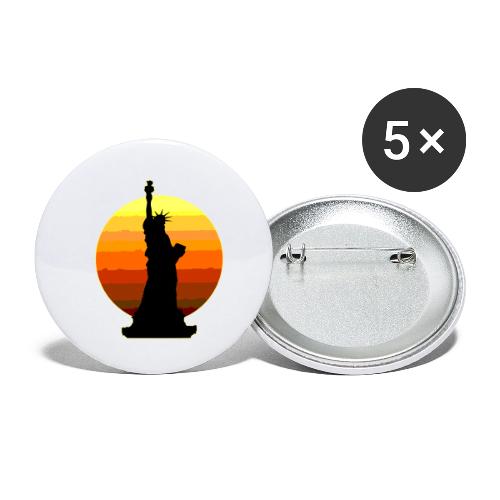 USA: Golden Horizon Liberty - Buttons small 1'' (5-pack)