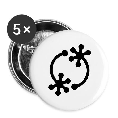 NM Logo Icon (Black) - Buttons small 1'' (5-pack)