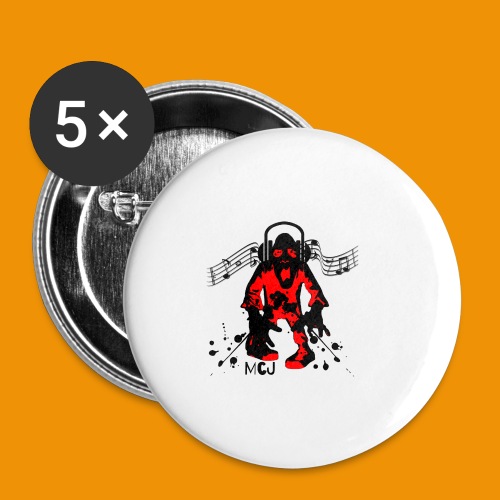 Music Zombie - Buttons small 1'' (5-pack)