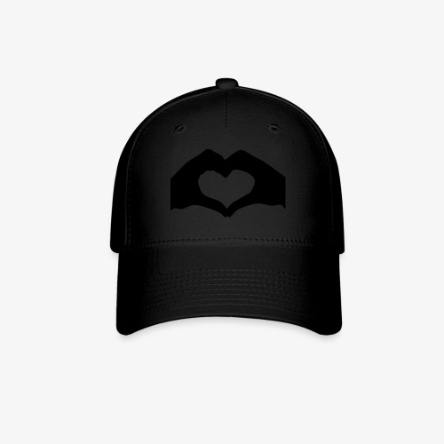 Silhouette Heart Hands | Mousepad - Flexfit Baseball Cap