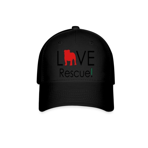 Love Rescue English Bulldog - Flexfit Baseball Cap