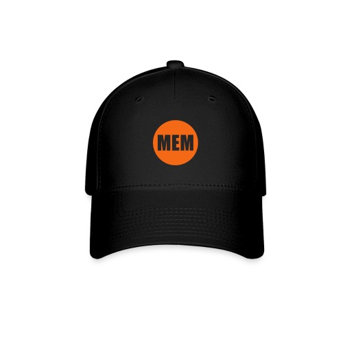 orange 1 color logo - Flexfit Baseball Cap