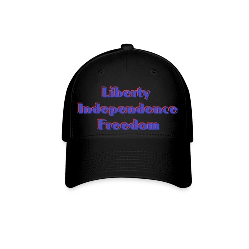 liberty Independence Freedom blue white red - Baseball Cap