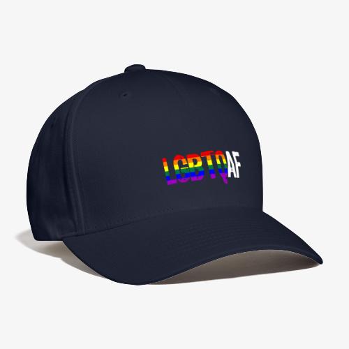LGBTQ AF LGBTQ as Fuck Rainbow Pride Flag - Baseball Cap