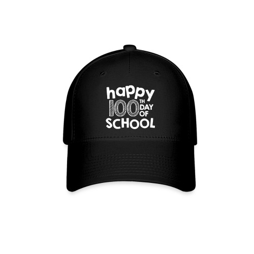 Happy 100th Day of School Chalk Teacher Shirts - Baseball Cap